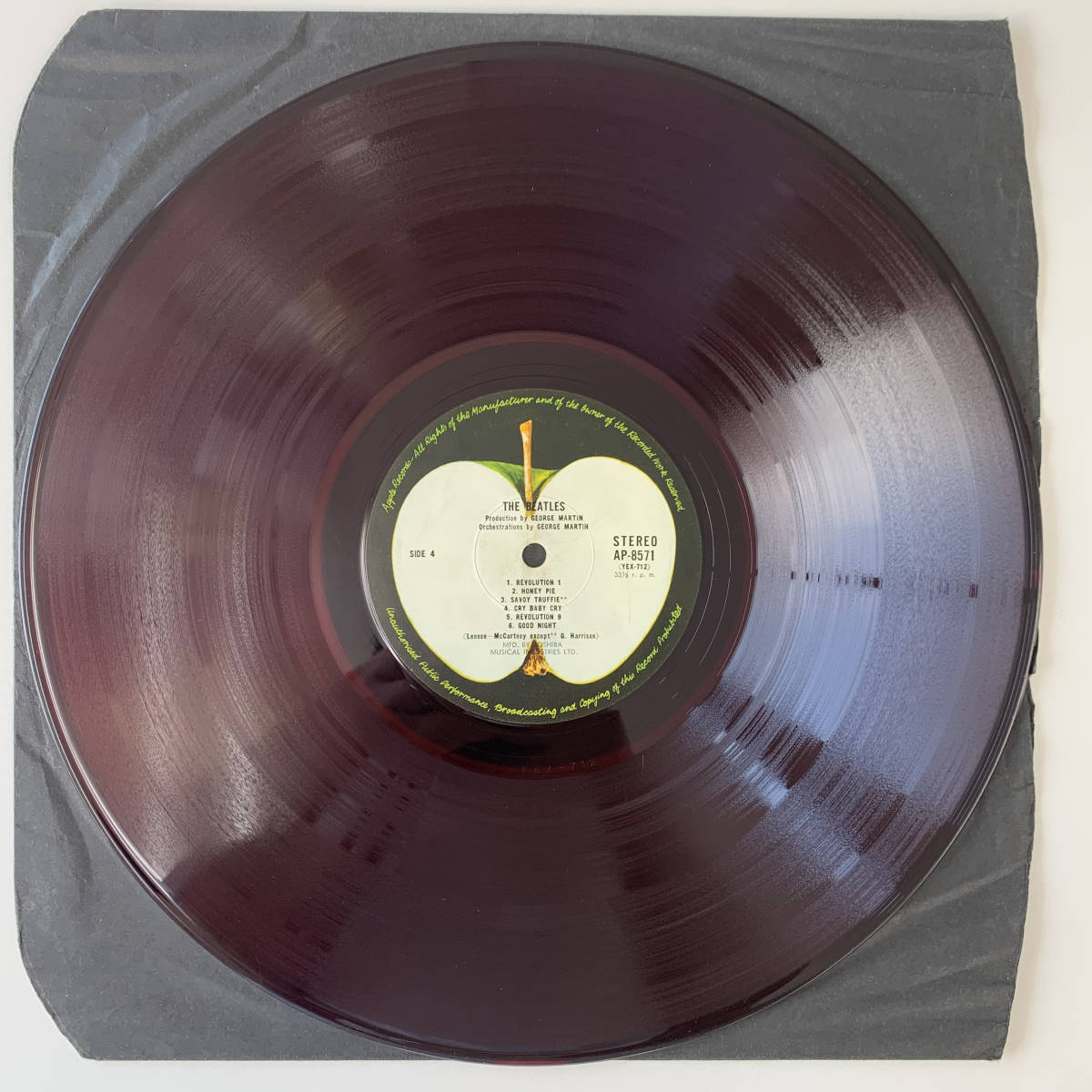 レコード2LP 赤盤 ザ ビートルズ ホワイト アルバム The Beatles Apple 