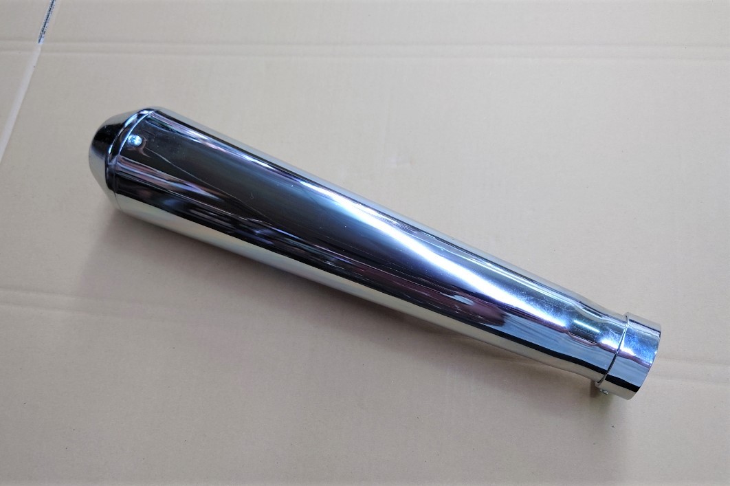 *新品 訳有りセール！　汎用 ショート リバースコーン マフラー 45mm (05-1070-B)