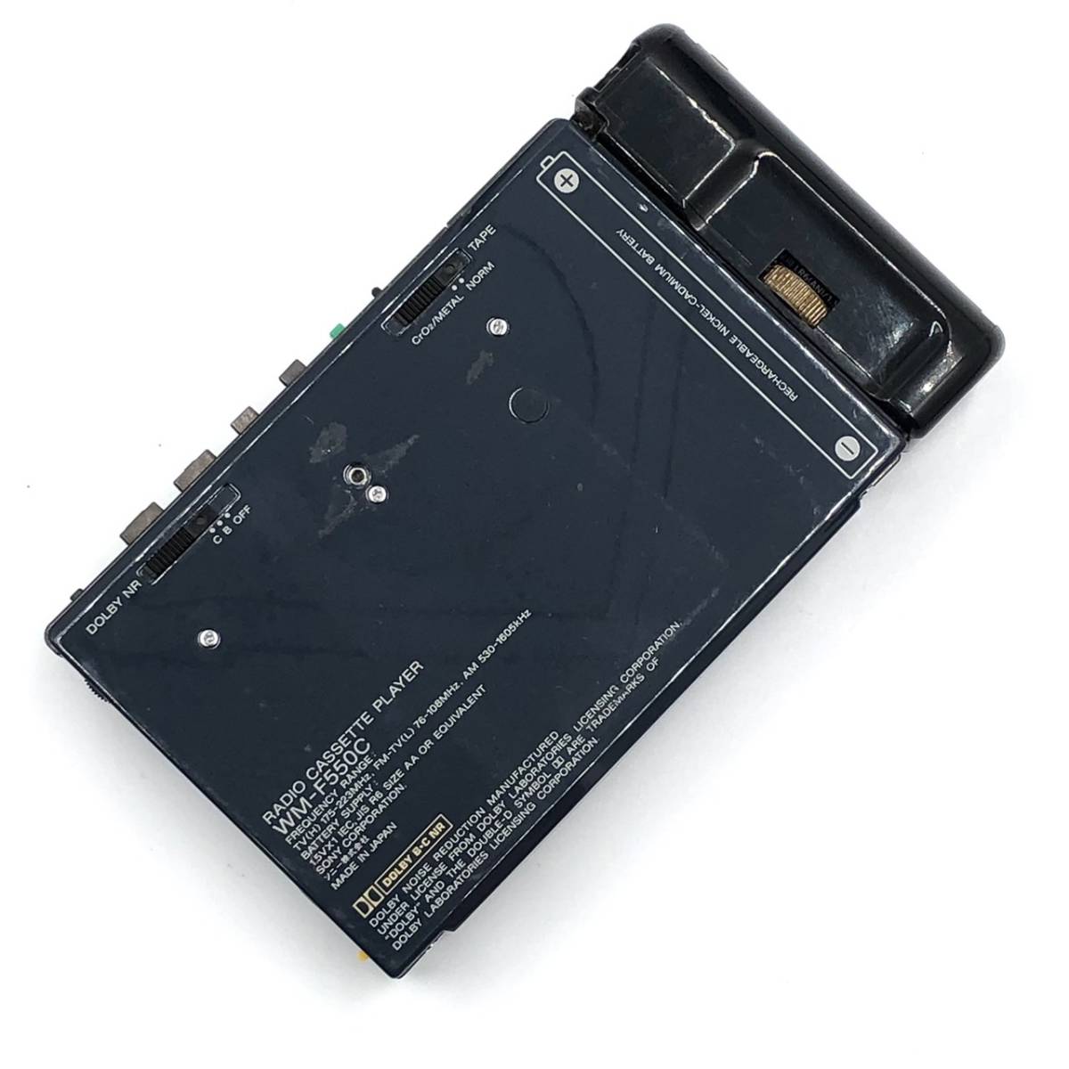 ジャンク SONY WM-F550C WALKMAN ラジオカセットプレーヤー MADE IN