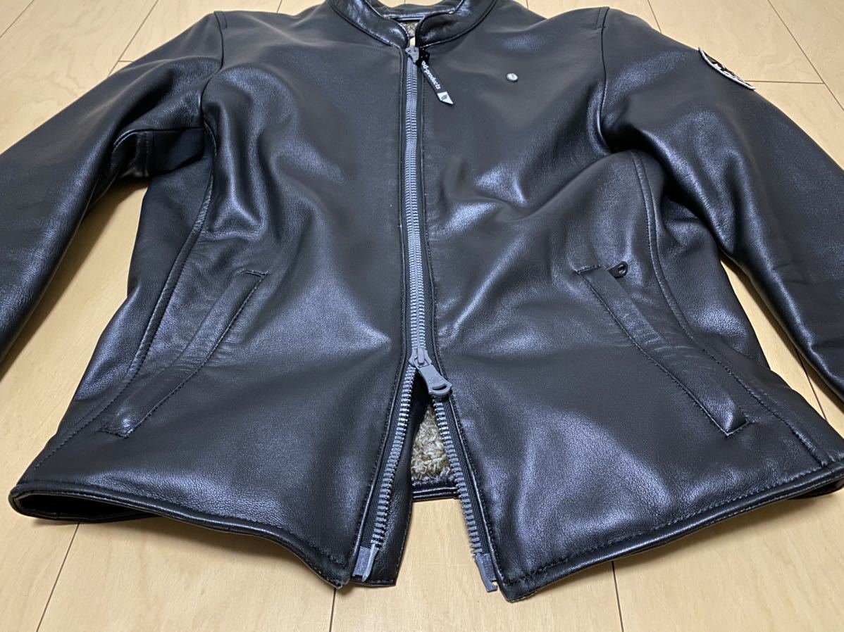 美品】HYOD 365“targe” レザージャケット Mサイズ ブラック 特注ダブル
