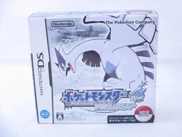 【同梱可】中古品 ゲーム ニンテンドーDS ソフト ポケットモンスター銀 ソウルシルバー・ポケウォーカー付き