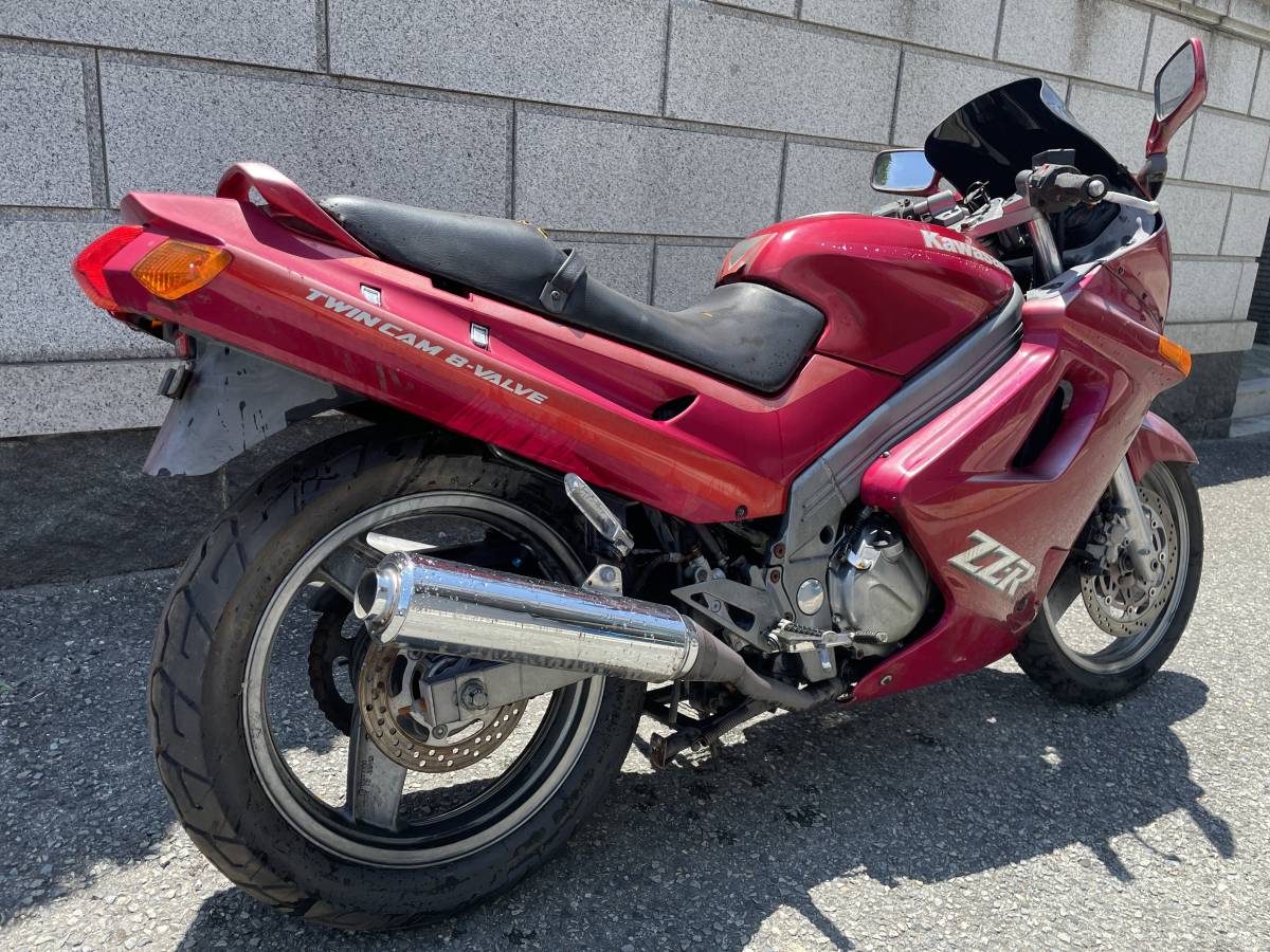 お安くお楽しみください ZZR250 ZZ-R250 書類、鍵付き レストアベース車