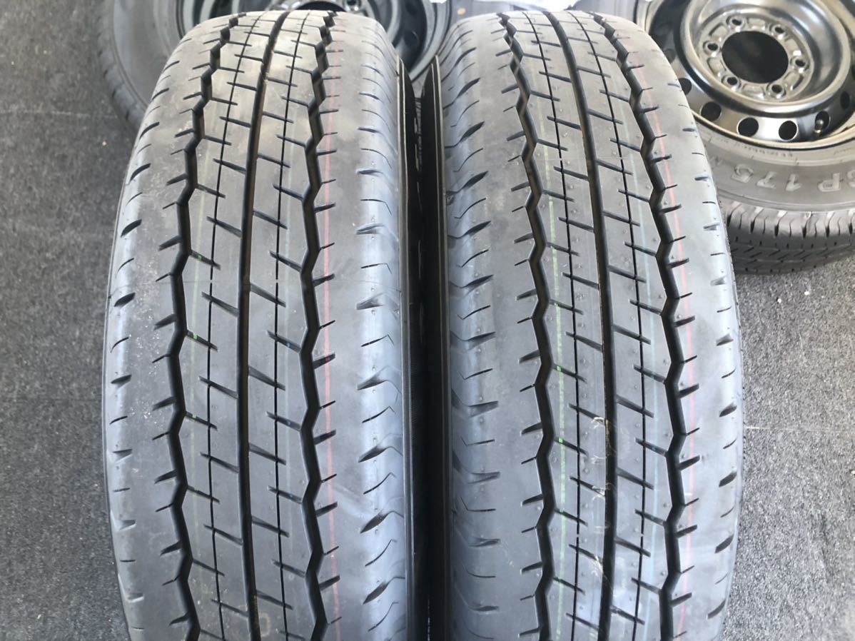② 2023年製 新車外し 200系 ハイエース 195/80R15 ダンロップ SP175N 