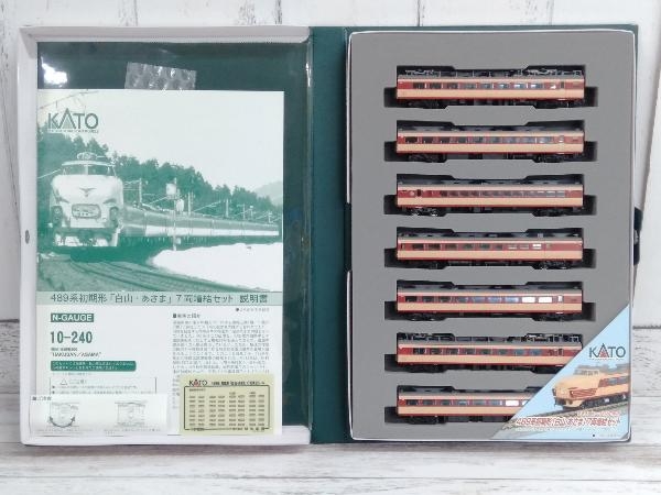 Nゲージ KATO 10-240 489系電車 初期形 (白山・あさま) 7両増結セット