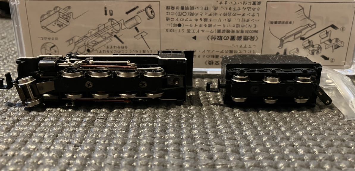 エンドウ Nゲージ 2001 国鉄 9600形 蒸気機関車 ジャンク/動作未確認