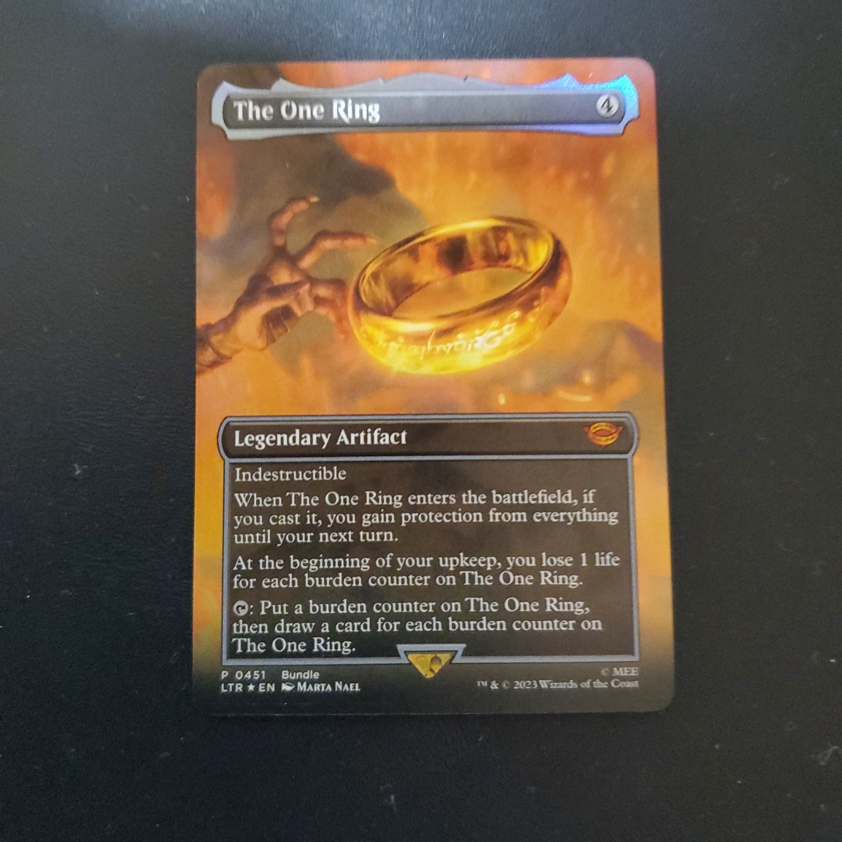 MTG 一つの指輪　foil プロモ 英語版