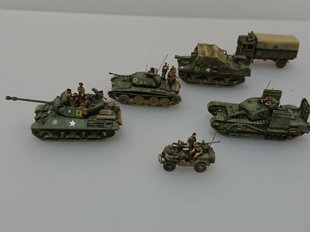 2025，品質保証 1/144完成品 チャーチルMKⅢ＆アキリーズ駆逐戦車＆セクストン自走砲＆クルセイダー戦車＆AECマタドール＆ジープ D-DAY/ゴールドビーチ(ワールドタンクミュージアム)｜売買されたオークショ ワールドタンクミュージアム