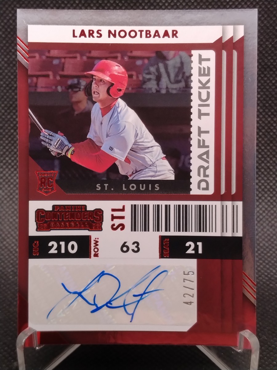 植*態様 25枚限定 topps 2022 ラーズ・ヌートバー 直筆サイン 植*態様 25枚限定 topps 2022 ラーズ・ヌートバー 直筆サイン 植*態様