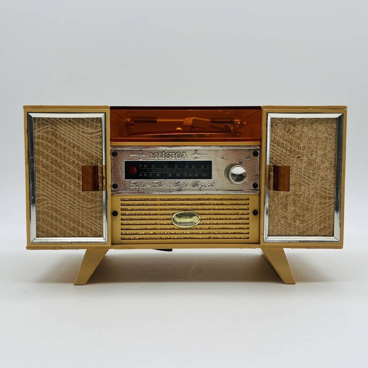オルゴール MUSICA エコー工業 レコードプレーヤー ビクター犬 Victor