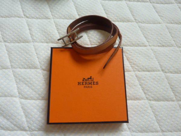 本物エルメス　アピⅢ　ブラウン　ブレスレット　中古品_1