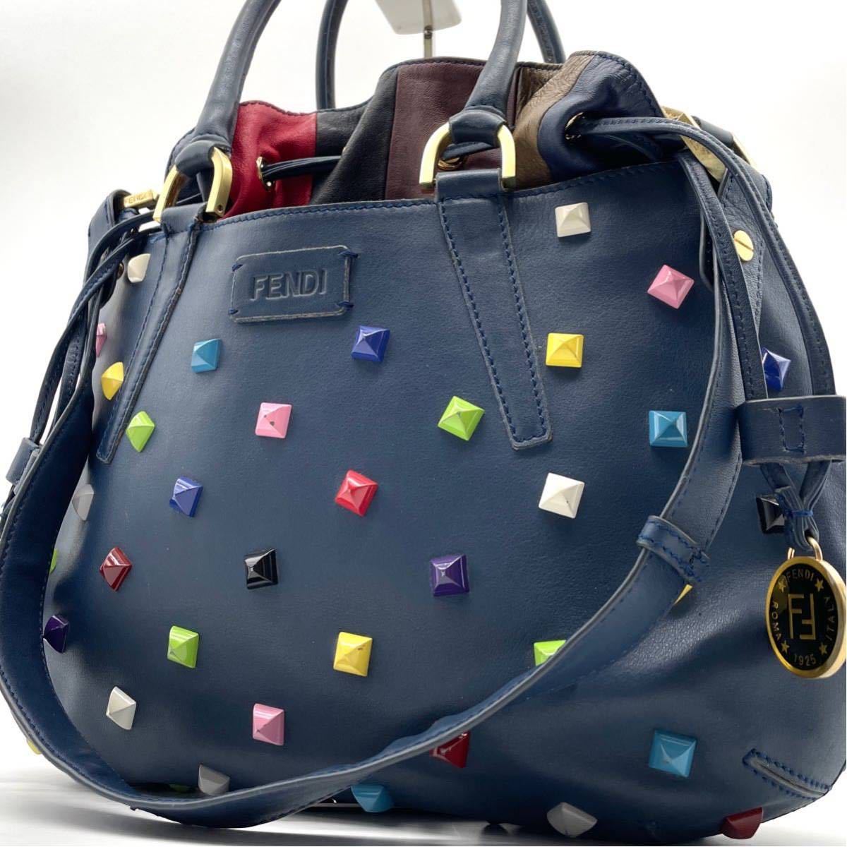 1円〜【極美品】フェンディ FENDI ハンドバッグ トートバッグ 