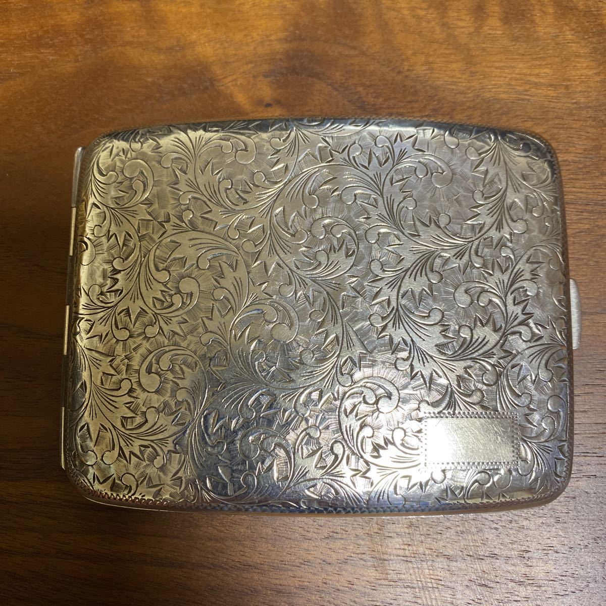 100%新品，定番人気】 銀製 シガレットケース SILVER 102g 手巻きたばこ