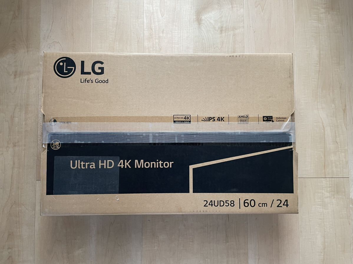 LG 23.8インチ/4K(3840×2160)/IPS モニター ディスプレイ 24UD58-B LG