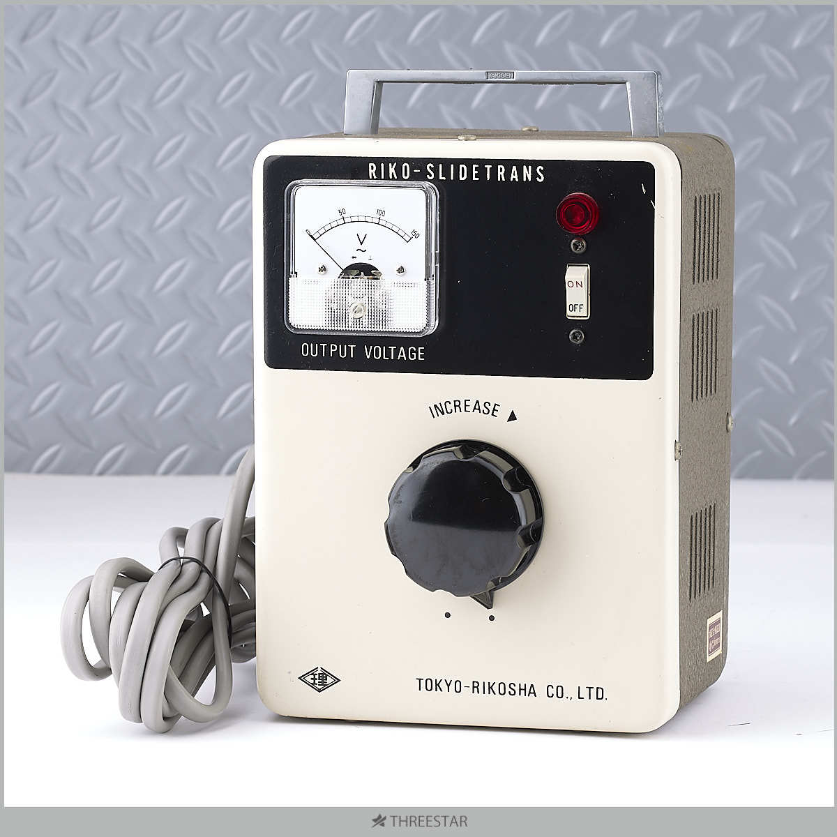 RIKO スライドトランス 130V-10A MSA-10 変圧器 昇圧器 -「東京理工舎 