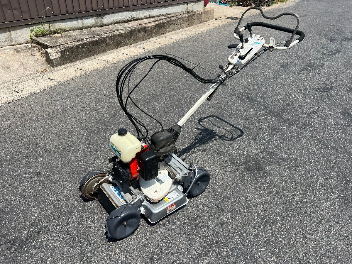 簡単に動作確認済み☆共立スパイダーモア AZ850 自走式草刈機 4WD