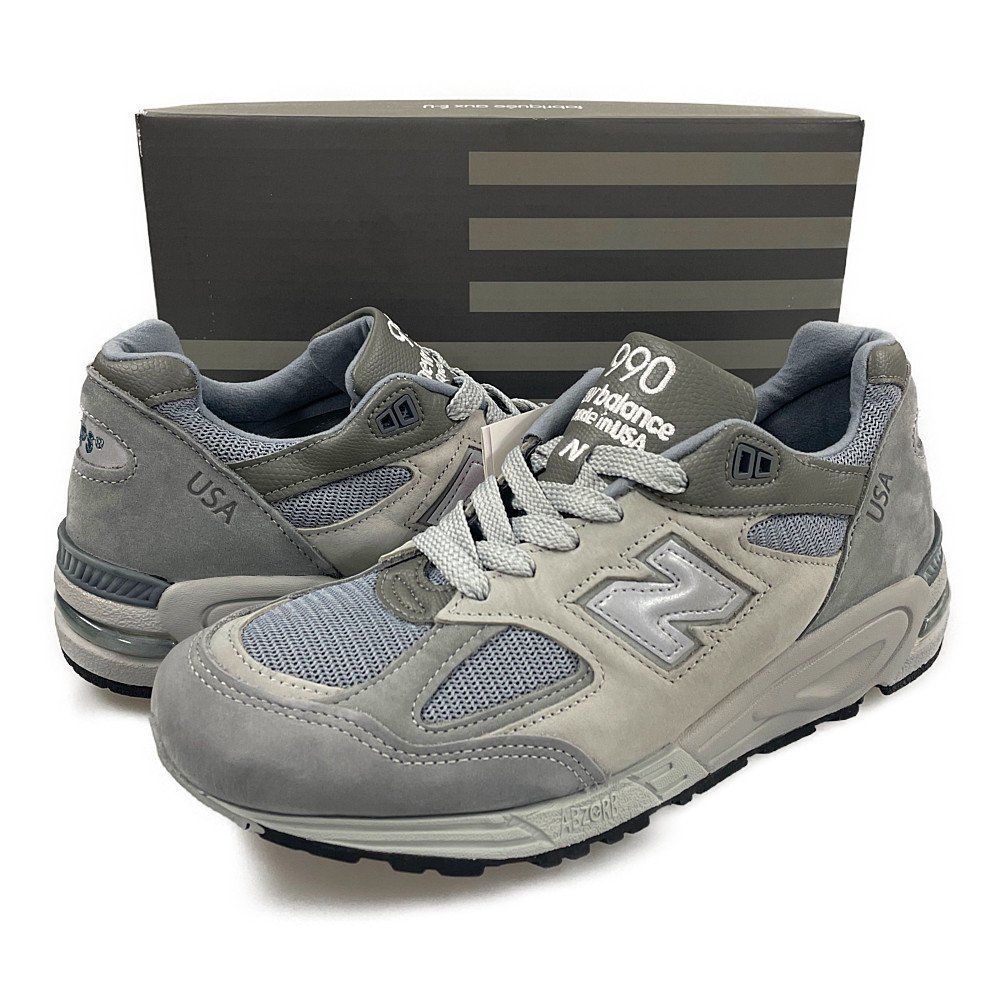 WTAPS ダブルタップス ×NEW BALANCE ニューバランス 品番 M990WT2 シューズ グレー サイズUS9.5D=27.5cm 正規品 / 31589
