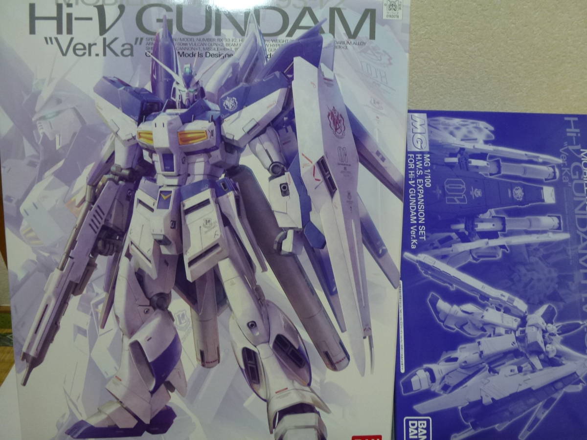 MG Hi-νガンダム Ver.Ka + HWS拡張セット 『機動戦士ガンダム 逆襲のシャア ベルトーチ・カチルドレン』 未組立