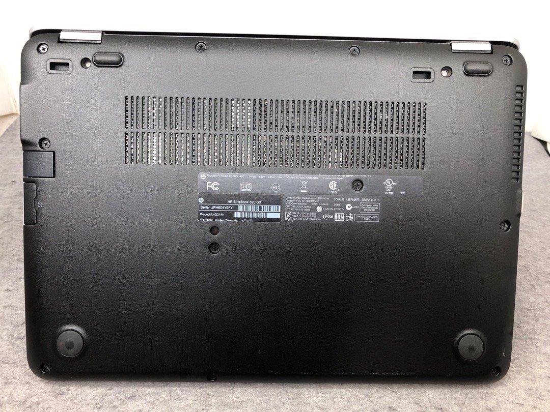 ジャンクHP Elitebook G3 LTE i7メモリ16GB 起動不可 ジャンク/ HP HP EliteBook 820 G3 Intel Core i3-6100U メモリ4.1GB