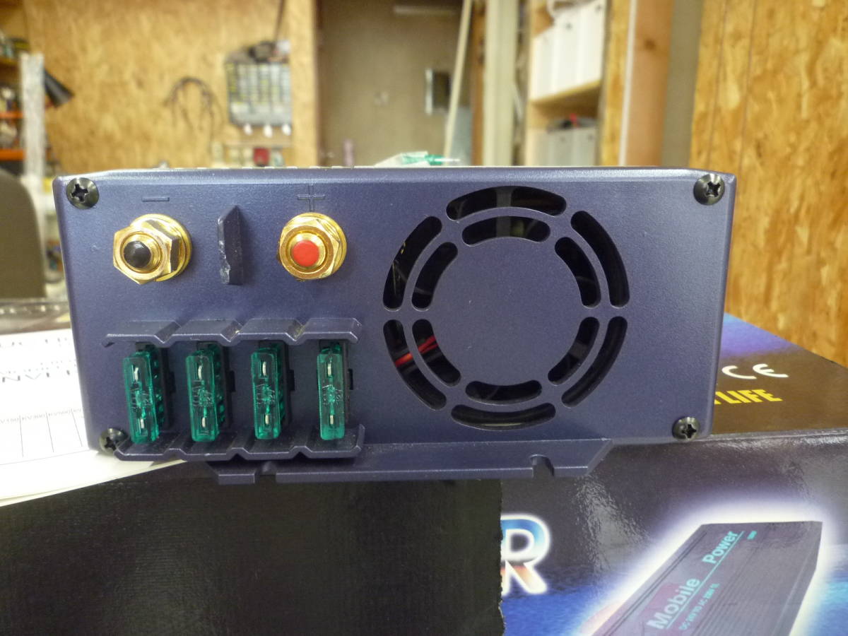KV-1000 DC/ACインバーター(1000W/55HZ/DC12V専用/AC100V出力/出力 
