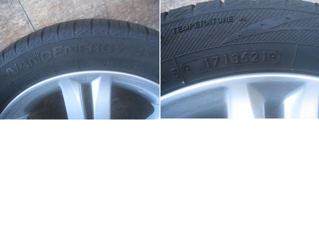 タントカスタム L375S 純正 ホイール 15インチ 165/55R15 2021年 TOYO