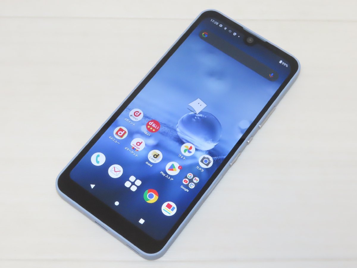 ☆docomo ドコモ AQUOS wish2 SH-51C ブルー SIMフリー 制限〇 本体 