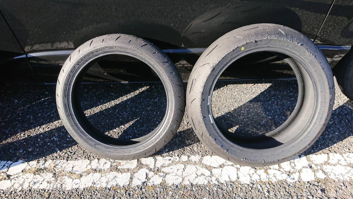 使用30分] ダンロップ D212 DUNLOP GP RACER D212 120/70-17 200/55-17