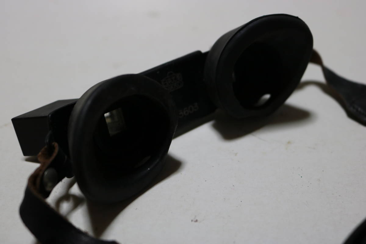 旧日本陸軍 九八式實体掛眼鏡 日本光斈製 NIKKO 双眼鏡 光学機器 計測