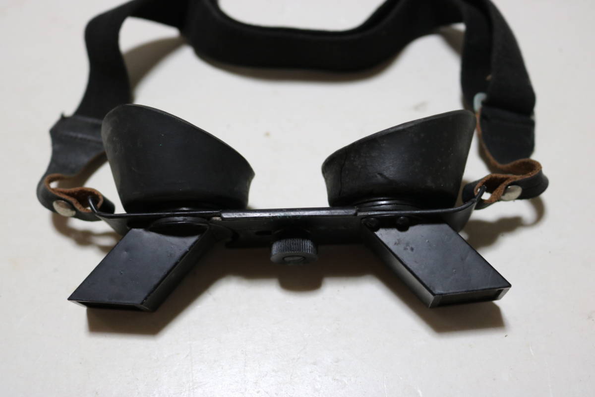 旧日本陸軍 九八式實体掛眼鏡 日本光斈製 NIKKO 双眼鏡 光学機器 計測