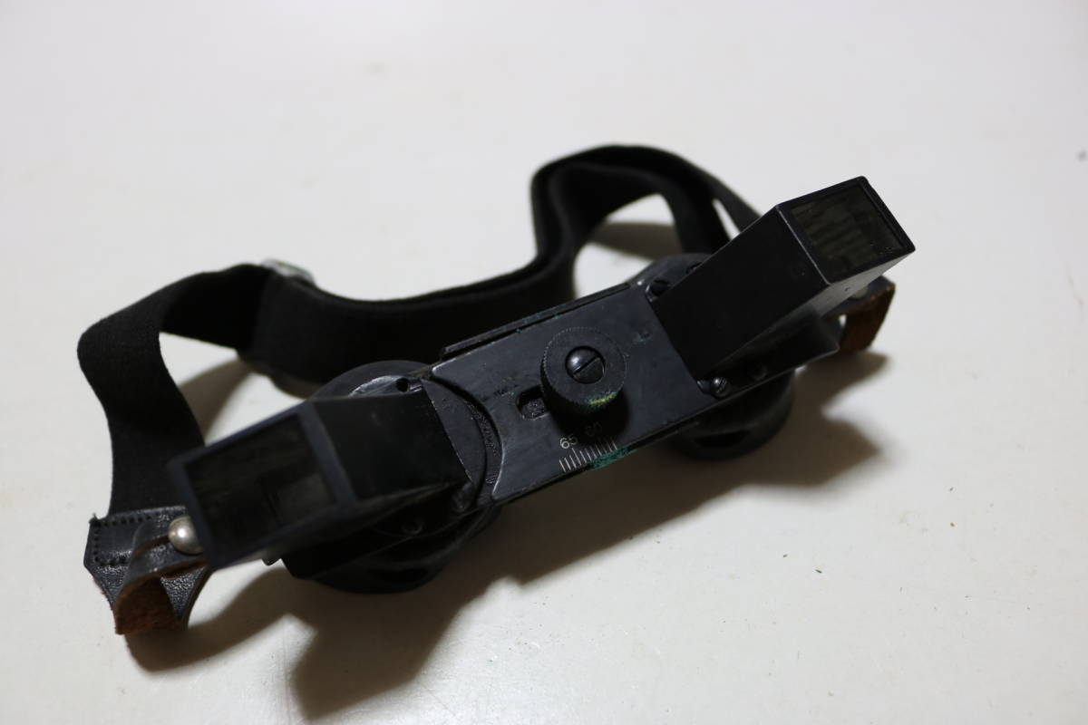 旧日本陸軍 九八式實体掛眼鏡 日本光斈製 NIKKO 双眼鏡 光学機器 計測