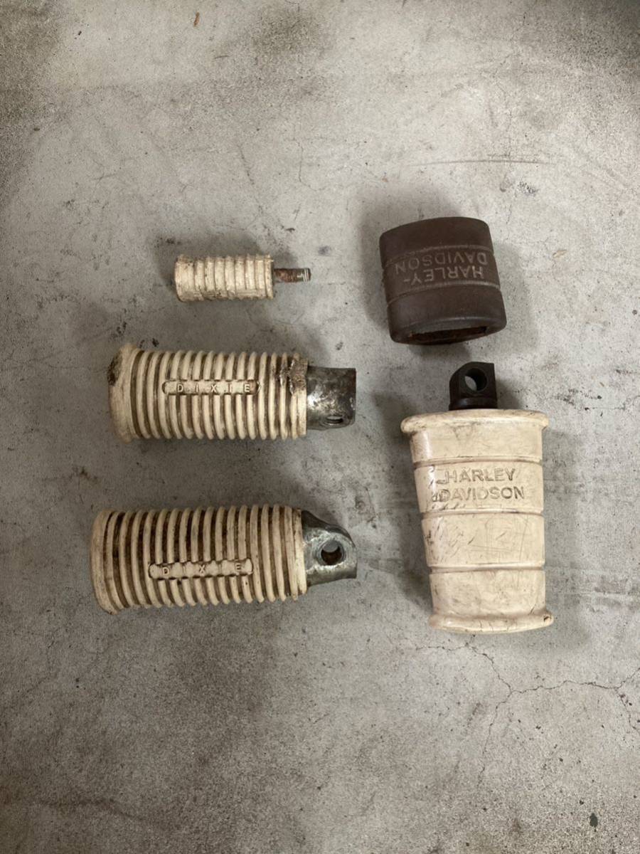 ホワイトペダル セット ナックル パン ショベル サイドバルブ チョッパー ハーレー