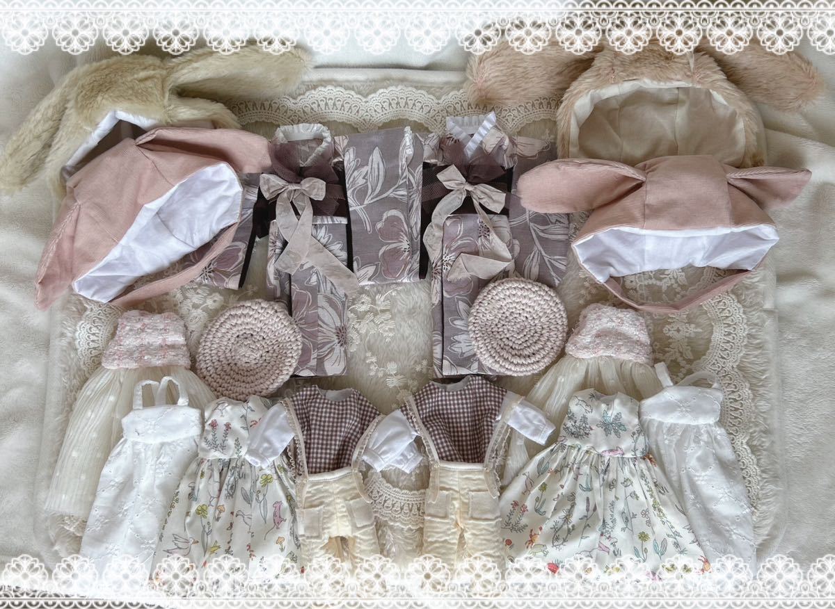 カスタムブライス☆アウトフィットセット② M's STYLE DOLL Blythe outfit ブライス アウトフィット18点セット