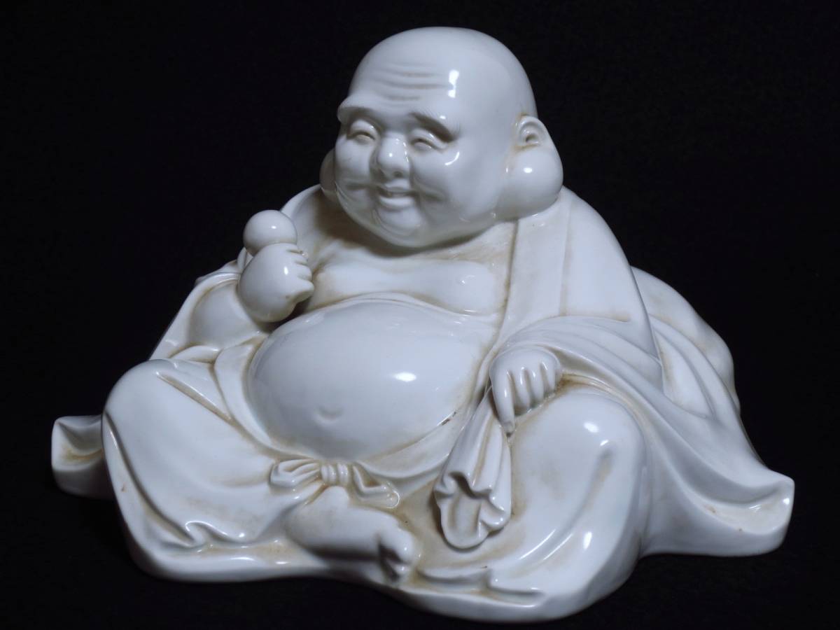平戸 白磁 布袋様 七福神 春画 美人画 縁起物 置物 平戸 白磁 大型