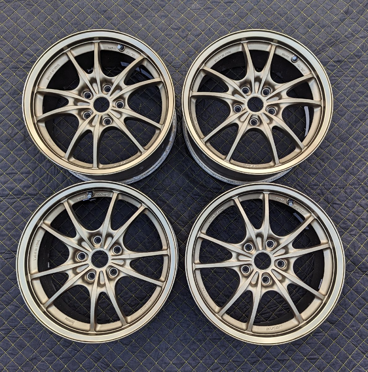 無限 MUGEN レイズ MF10 17インチ 7.5J ＋52 pcd114.3 5穴 鍛造 軽量 