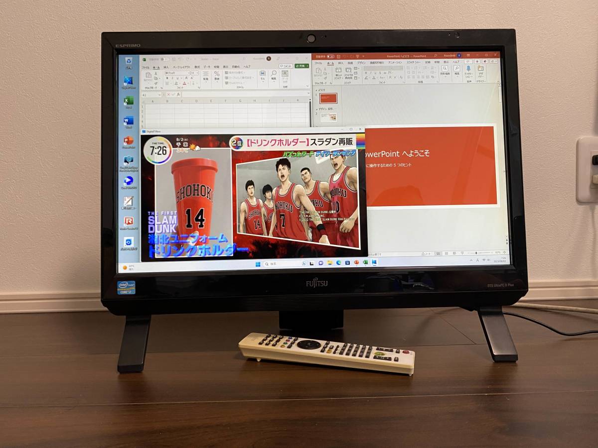 FH56/RD★i7-3632★Windows11★21.5型★3波TV 地デジ BS CS★Office★bluetooth★ブルーレイ★リモコン