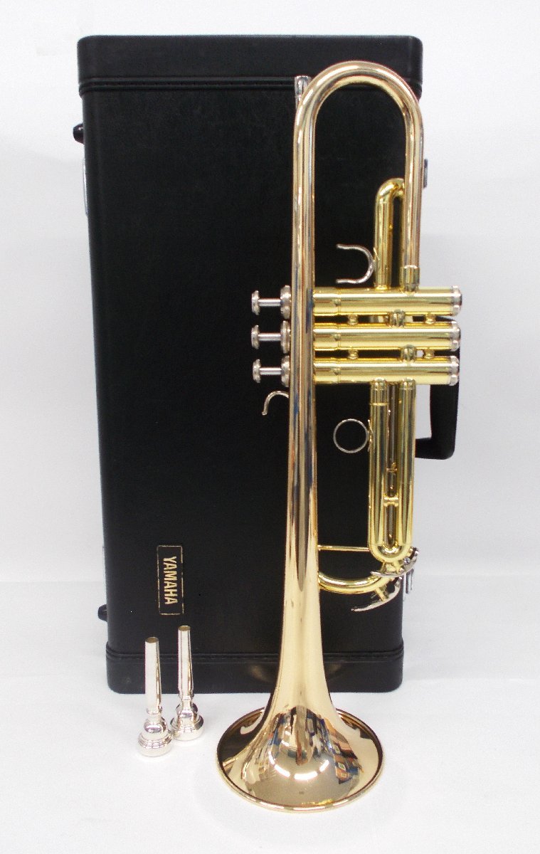 1円～おたからや◆U0304◆YAMAHAヤマハ YTR-4325G トランペット シリアル番号：301699 ハードケース マウスピース2本付き【稼働品】