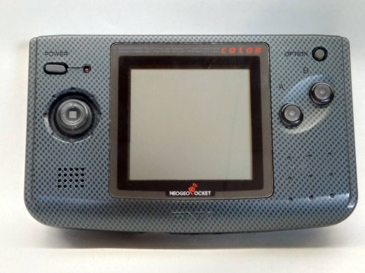 NEOGEO POCKET COLOR （ネオジオポケットカラー）ブラック 鴨083 NEOGEO POCKET COLOR ネオジオポケットカラー 本体 カーボン