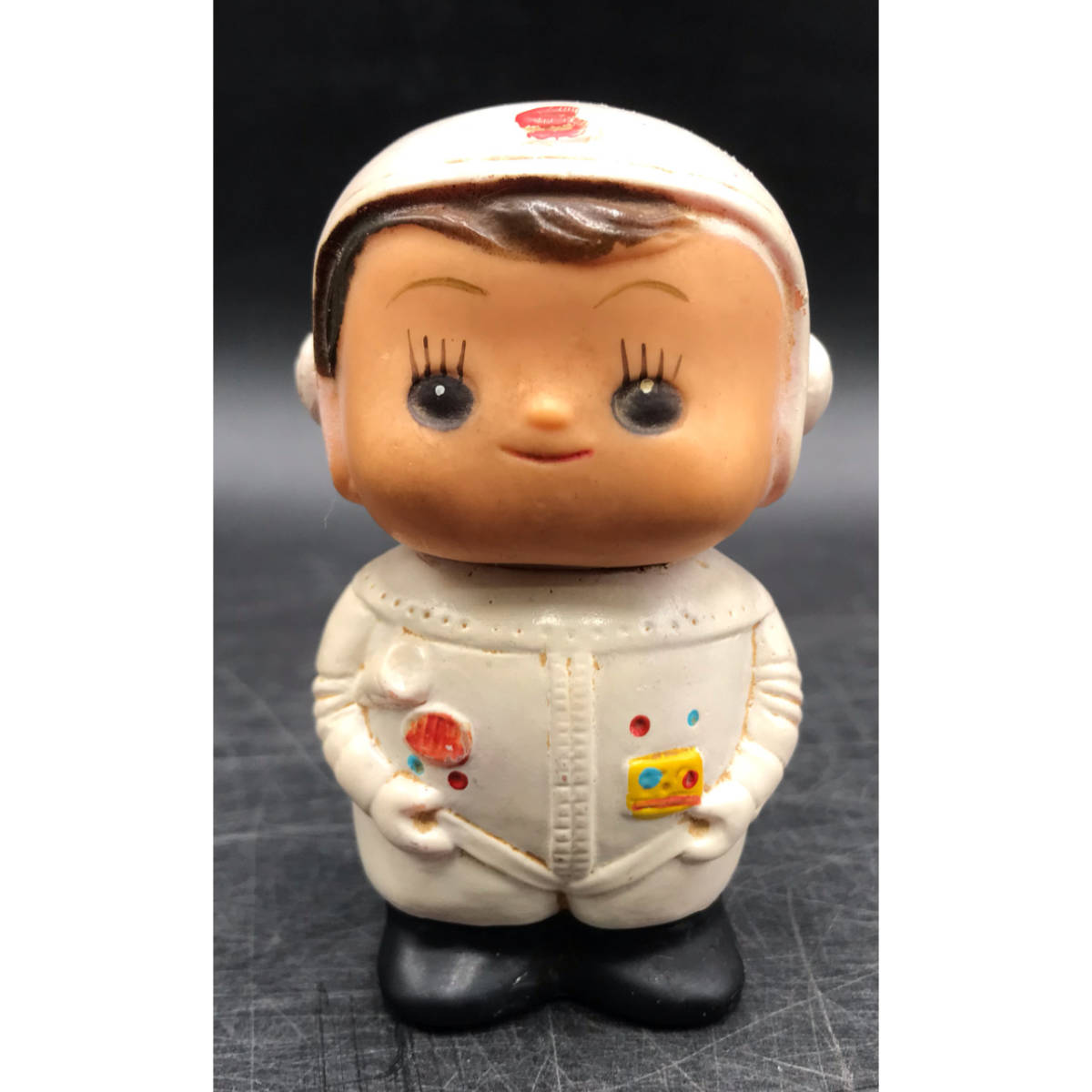 滋賀銀行 しがちゃん 当時物 昭和レトロ ソフビ 貯金箱 宇宙服 激レア 