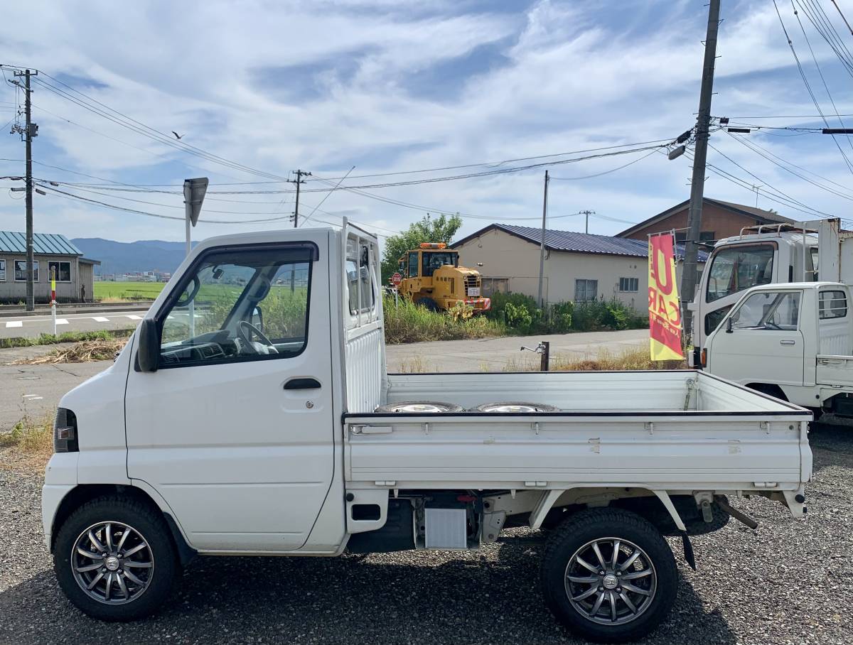 新潟発 程度良好 リフトアップ 三菱 ミニキャブトラック 切り替え4WD