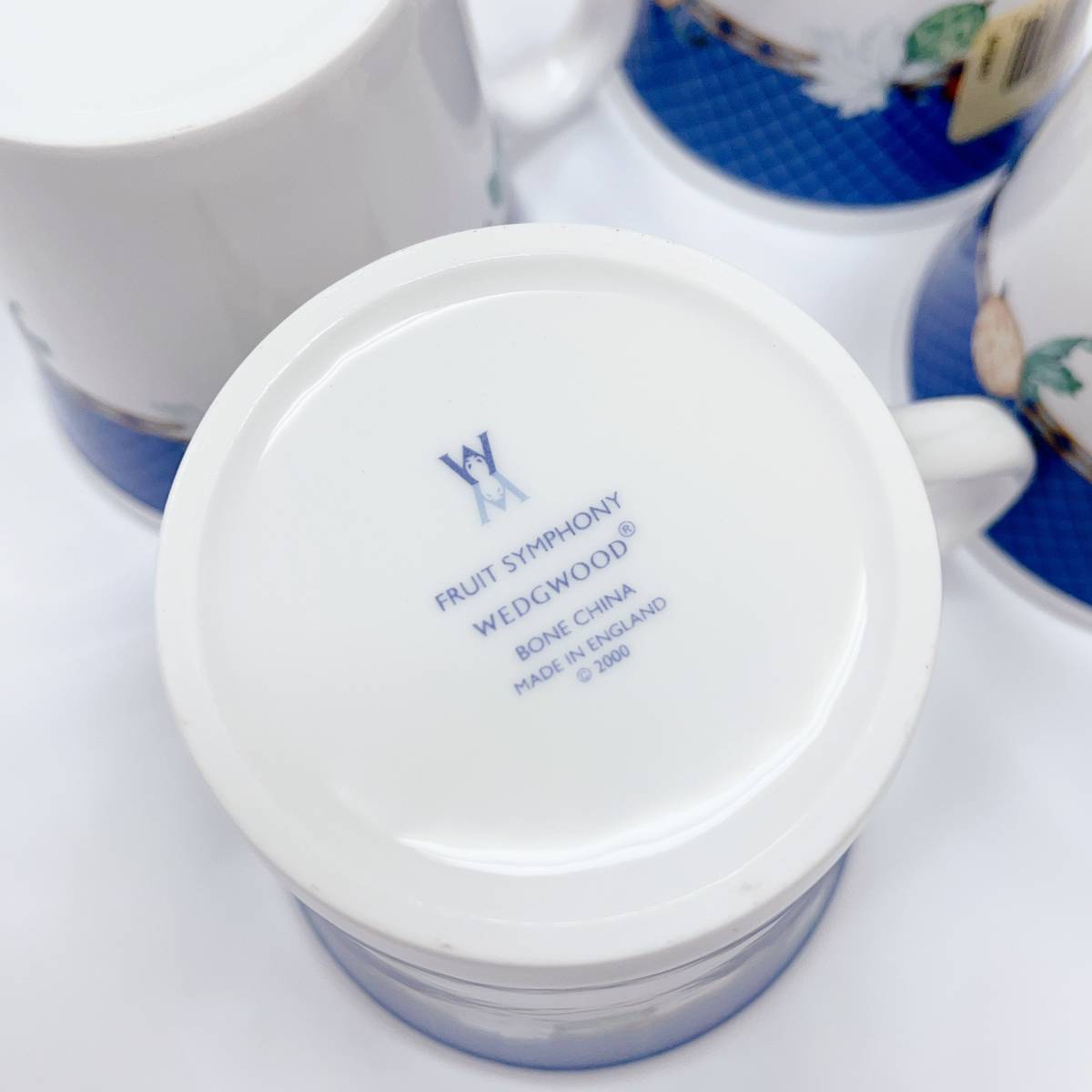 新品  マグカップ FRUIT SYMPHONY フルーツシンフォニー ペア 札幌 西岡店 新品 WEDGWOOD マグカップ FRUIT SYMPHONY フルーツシンフォニー ペア