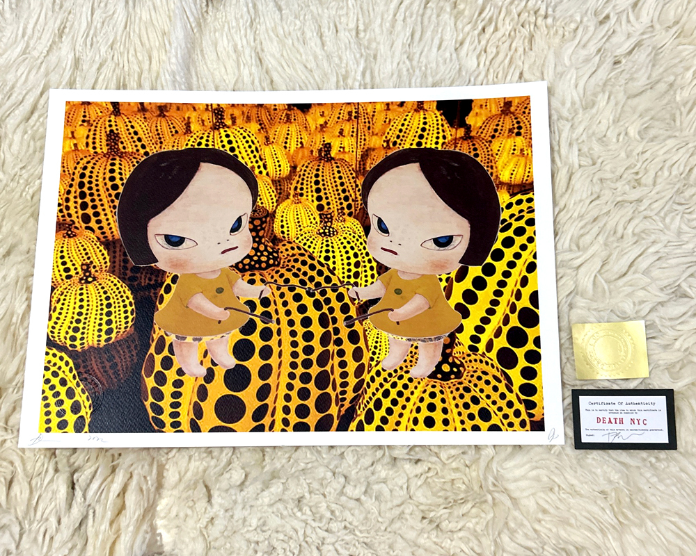 DEATH NYC 奈良美智 NARAYOSHITOMO 草間彌生 かぼちゃ 南瓜 世界限定