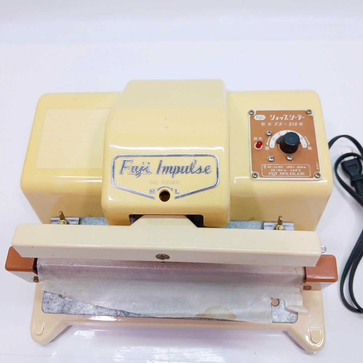 富士インパルス　ショップシーラー　FS-215 富士インパルス 卓上型 手動 ショップシーラー FS-215 : パック