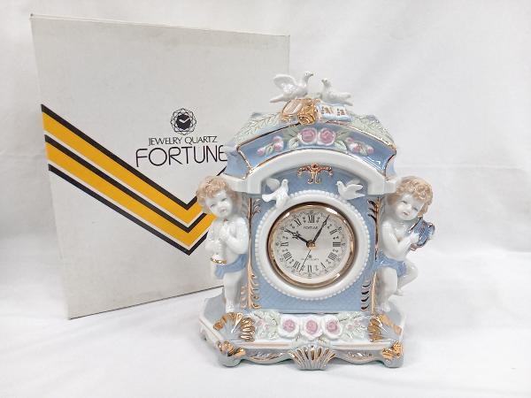 fortune　ジュエリークォーツ　置時計　馬 ジャンク】FORTUNE フォーチューン ジュエリークォーツ TC-305 置時計