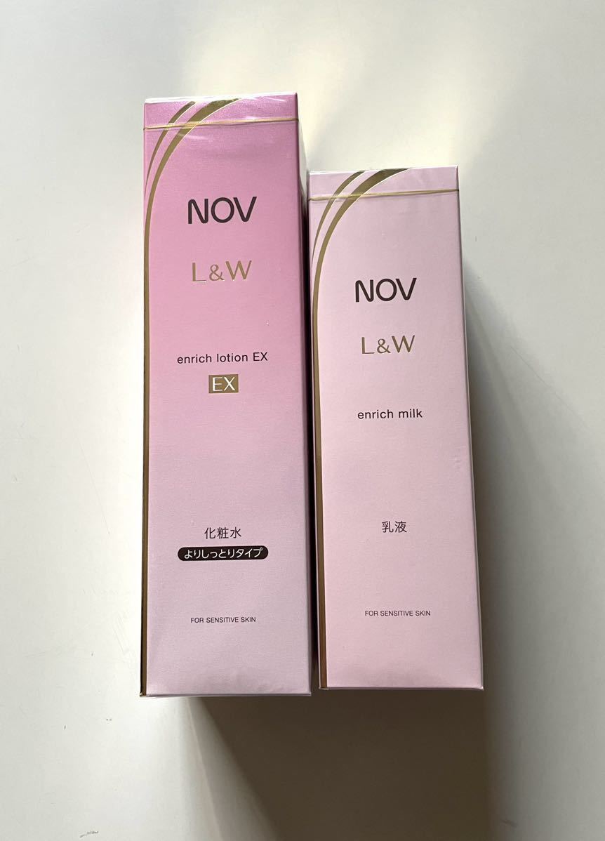 ◇NOV ノブ L &W エンリッチローションEXとエンリッチミルク（化粧水と