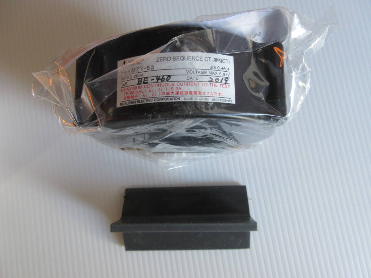 MZT-53 50⁄60HZ 200A PG168-L01 零相変流器 三菱電機 貫通形（高圧用零 