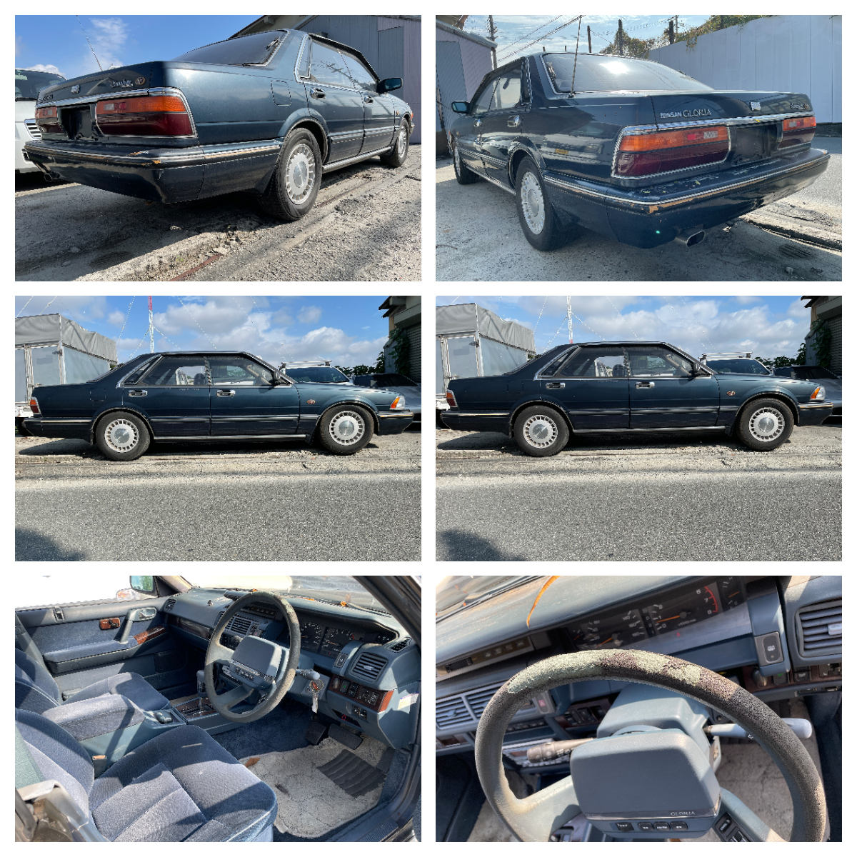 Y31 平成3年式 日産 グロリア ブロアムVIPターボ エアサス レストア要 