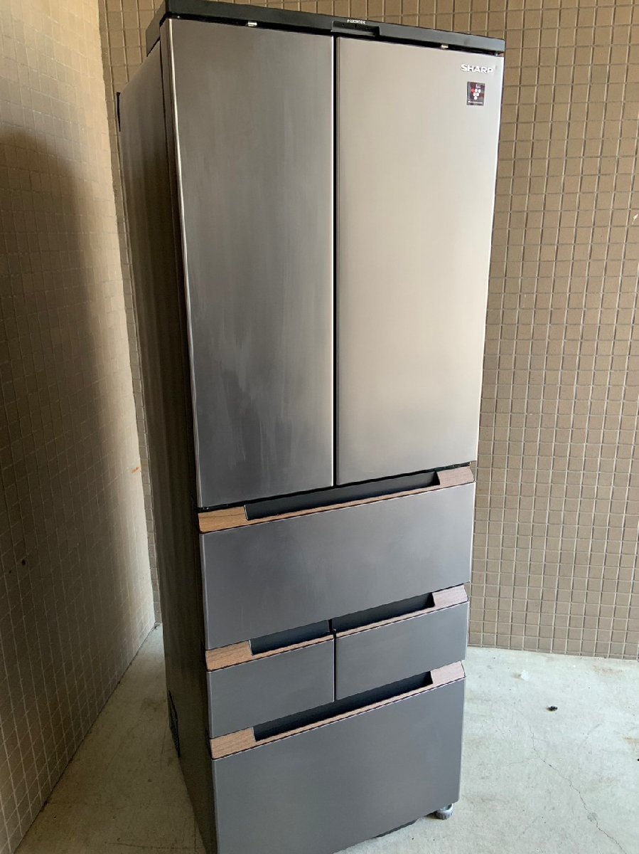 中古】SHARP冷蔵庫 SJ-MF46H-S 2021年製 シャープ SHARP 売れ筋 6ドア