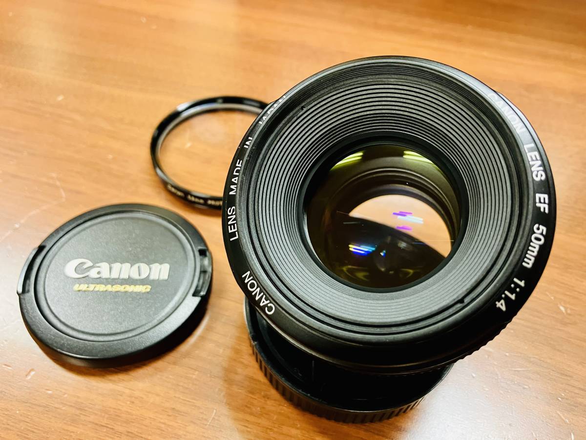 R7238A【動作品】キャノン CANON LENS EF 50mm F1.4 単焦点 ULTRASONIC
