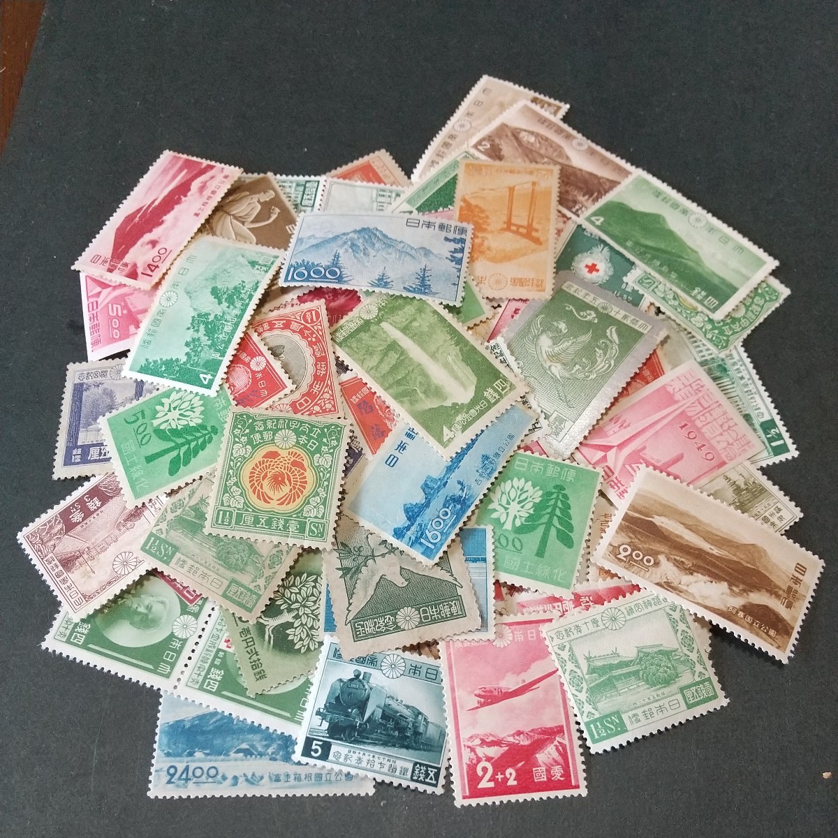 銭単位切手 戦後発行記念切手 美品極美品のみ 37種セット