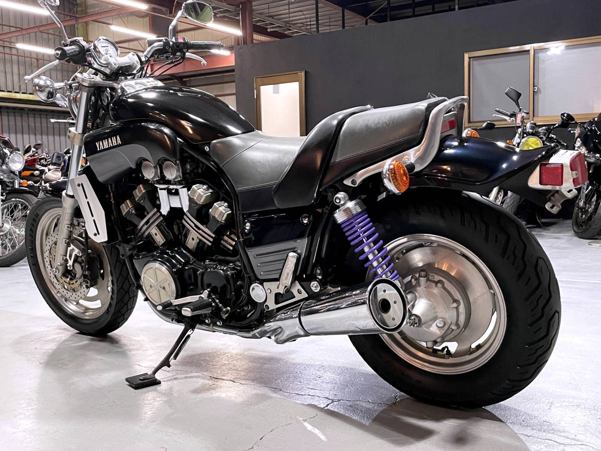 V-MAX 逆車 カナダ仕様 ☆動画☆Vブースト ラジエターガード装備 VMAX