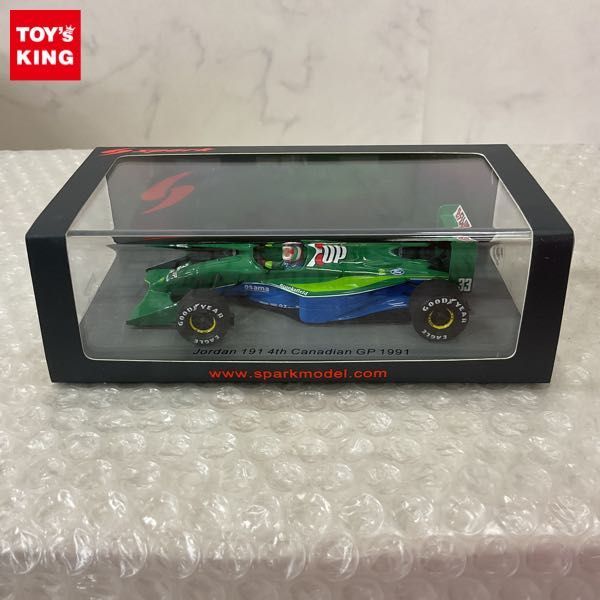 1円〜 スパーク 1/43 Jordan 191 4th Canadian GP 1991 | OBOZ.INFO